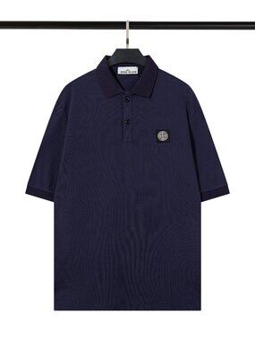 Stone Island Navy Polo Shirt